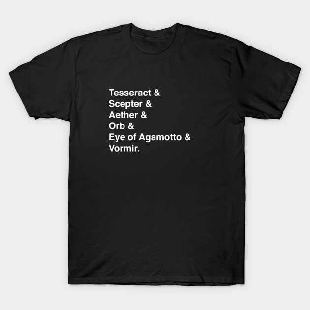 Helvetica Stones T-Shirt by Atomik